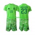 Camisola de Guarda-redes Seleção da Espanhola Unai Simon 23 6th Green color Criança Mundial 2026 Mangas Curtas