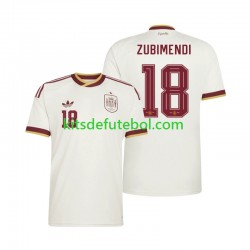 Camisola Seleção da Espanhola Martin Zubimendi 18 Homem Equipamento alternativo Mundial 2026 Mangas Curtas