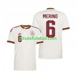 Camisola Seleção da Espanhola Mikel Merino 6 Homem Equipamento alternativo Mundial 2026 Mangas Curtas