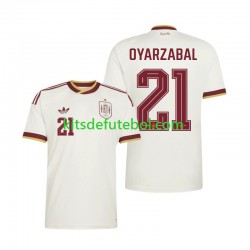 Camisola Seleção da Espanhola Mikel Oyarzabal 21 Homem Equipamento alternativo Mundial 2026 Mangas Curtas