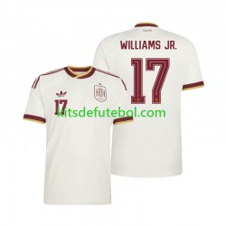 Camisola Seleção da Espanhola Nico Williams 17 Homem Equipamento alternativo Mundial 2026 Mangas Curtas