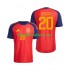 Camisola Seleção da Espanhola Pedri 20 Homem Equipamento principal Mundial 2026 Mangas Curtas