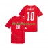 Camisola Seleção da Suíça Granit Xhaka 10 Homem Equipamento principal Mundial 2026 Mangas Curtas