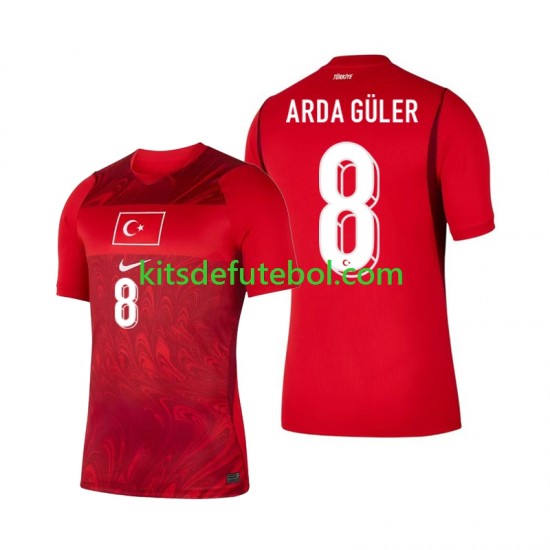 Camisola Seleção da Turca Arda Guler 8 Homem Equipamento principal Mundial 2026 Mangas Curtas