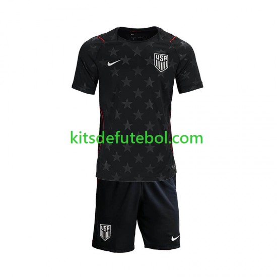 Camisola Seleção da Estados Unidos Criança Equipamento alternativo Mundial 2026 Mangas Curtas