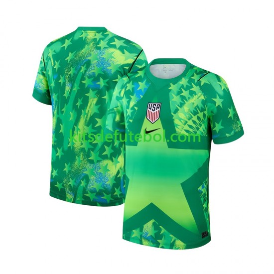 Camisola de Guarda-redes Seleção da Estados Unidos Homem Mundial 2026 Mangas Curtas