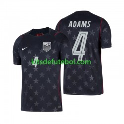 Camisola Seleção da Estados Unidos Tyler Adams 4 Homem Equipamento alternativo Mundial 2026 Mangas Curtas