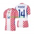 Camisola Seleção da Croata Ivan Perisic 14 Homem Equipamento principal Mundial 2026 Mangas Curtas