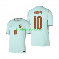 Camisola Seleção da Francesa Kylian Mbappe 10 Homem Equipamento alternativo Mundial 2026 Mangas Curtas