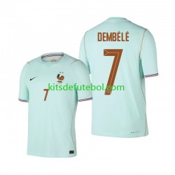 Camisola Seleção da Francesa Ousmane Dembele 7 Homem Equipamento alternativo Mundial 2026 Mangas Curtas