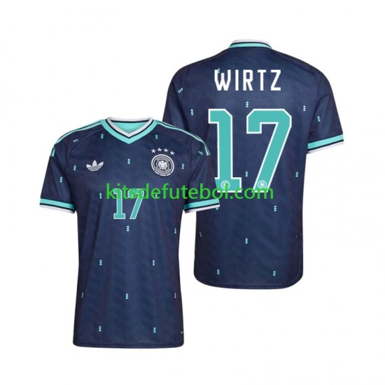Camisola Seleção da Alemã Florian Wirtz 17 Homem Equipamento alternativo Mundial 2026 Mangas Curtas