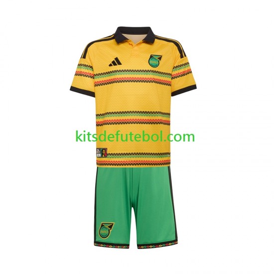 Camisola Seleção da Jamaicana Criança Equipamento principal Mundial 2026 Mangas Curtas