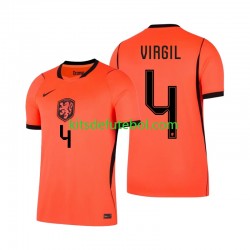 Camisola Seleção da Neerlandesa Virgil van Dijk 4 Homem Equipamento principal Mundial 2026 Mangas Curtas