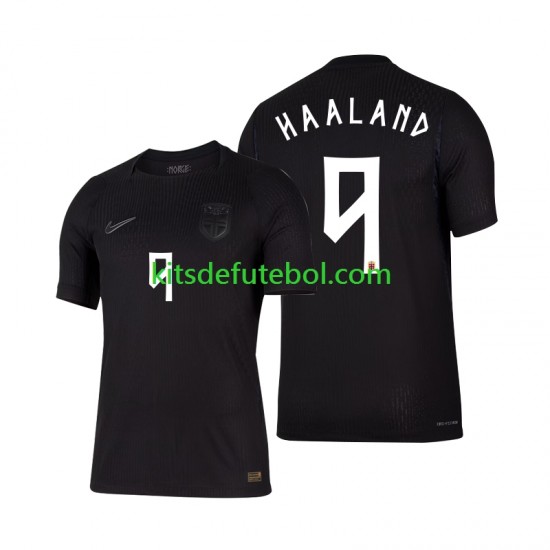 Camisola Seleção da Norueguesa Erling Haaland 9 Homem Equipamento alternativo Mundial 2026 Mangas Curtas