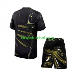 Camisola Paris Saint-Germain Night Edition Criança Quarto equipamento 2025-2026 Mangas Curtas