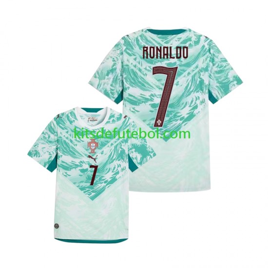 Camisola Seleção da Portuguesa Cristiano Ronaldo 7 Homem Equipamento alternativo 2026 2027 Mangas Curtas
