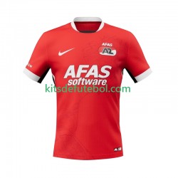 Camisola AZ Alkmaar Homem Equipamento principal 2025-2026 Mangas Curtas