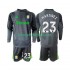 Camisola de Guarda-redes Aston Villa Emiliano Martinez 23 Criança Equipamento principal 2025-2026 Mangas Compridas