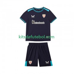 Camisola Athletic Bilbao Criança Equipamento alternativo 2025-2026 Mangas Curtas