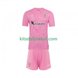 Camisola de Guarda-redes Athletic Bilbao Criança Equipamento alternativo 2025-2026 Mangas Curtas