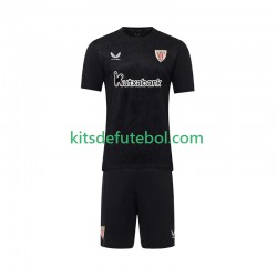 Camisola de Guarda-redes Athletic Bilbao Criança Equipamento principal 2025-2026 Mangas Curtas