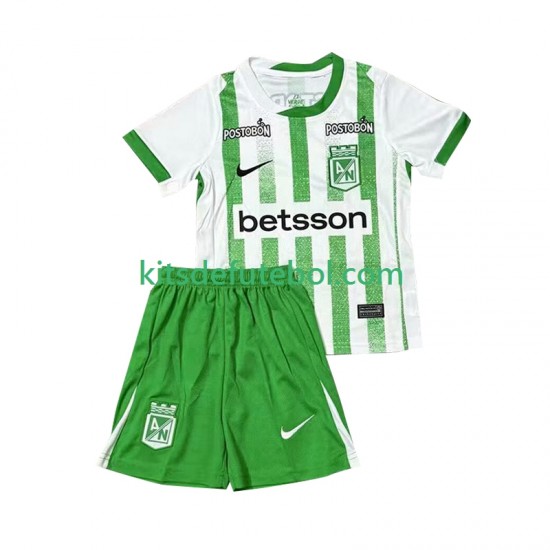 Camisola Atletico Nacional Criança Equipamento principal 2025 Mangas Curtas