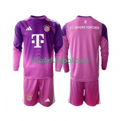 Camisola de Guarda-redes Bayern de Munique Criança Quarto equipamento 2025-2026 Mangas Compridas