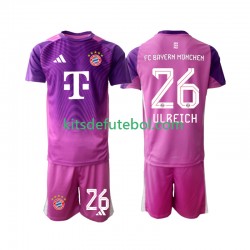 Camisola de Guarda-redes Bayern de Munique Sven Ulreich 26 Criança Quarto equipamento 2025-2026 Mangas Curtas