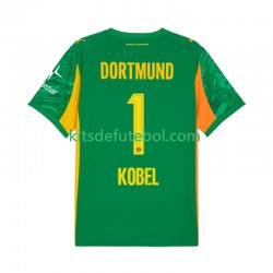 Camisola de Guarda-redes Borussia Dortmund Gregor Kobel 1 Homem Equipamento principal 2025-2026 Mangas Curtas