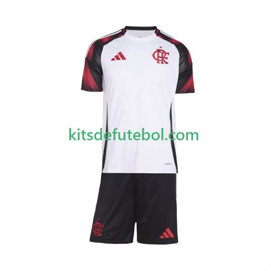 Camisola CR Flamengo Criança Equipamento alternativo 2025-2026 Mangas Curtas