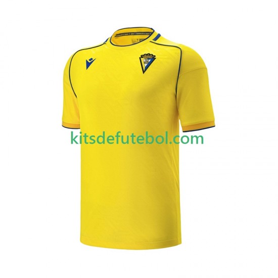 Camisola Cádiz CF Homem Equipamento principal 2025-2026 Mangas Curtas