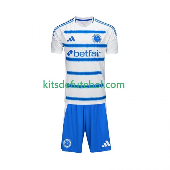 Camisola Cruzeiro Criança Equipamento alternativo 2025-2026 Mangas Curtas