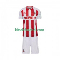 Camisola FC Köln Criança Equipamento principal 2025-2026 Mangas Curtas