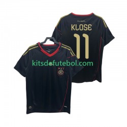 Camisola Retrô Seleção da Alemã KLOSE 11 Homem Equipamento alternativo 2010 Mangas Curtas
