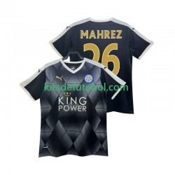 Camisola Retrô Leicester City MAHREZ 26 Homem Equipamento alternativo 2014 2015 Mangas Curtas
