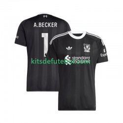 Camisola de Guarda-redes Liverpool Alisson Becker 1 Homem Quarto equipamento 2025-2026 Mangas Curtas