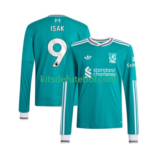 Camisola Liverpool ISAK 9 Homem Terceiro equipamento 2025-2026 Mangas Compridas