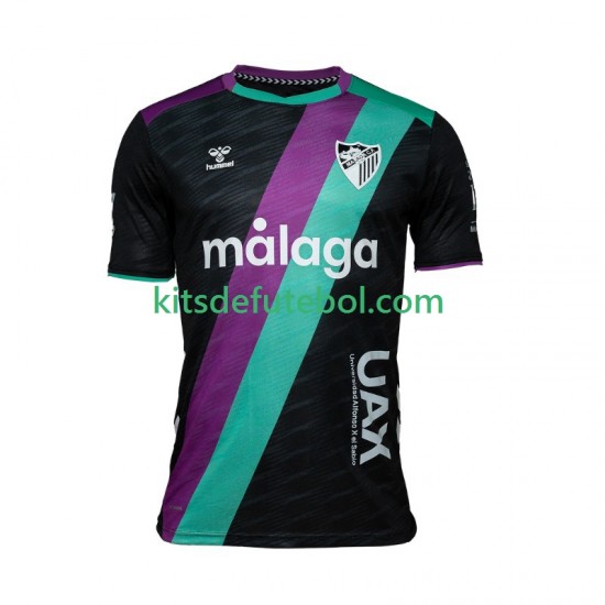 Camisola Málaga CF Homem Equipamento alternativo 2025-2026 Mangas Curtas