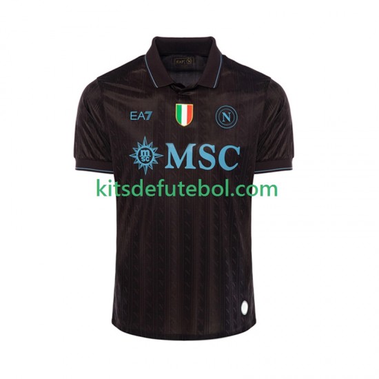 Camisola Napoli Homem Terceiro equipamento 2025-2026 Mangas Curtas