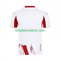 Camisola Olympiacos Homem Equipamento alternativo 2025-2026 Mangas Curtas