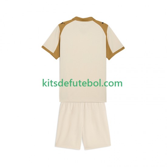 Camisola RC Lens Criança Terceiro equipamento 2025-2026 Mangas Curtas