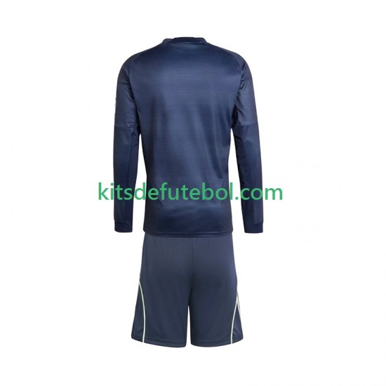 Camisola Real Madrid Criança Equipamento alternativo 2025-2026 Mangas Compridas