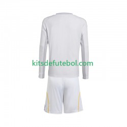 Camisola Real Madrid Criança Equipamento principal 2025-2026 Mangas Compridas