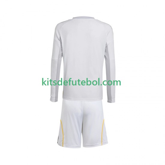 Camisola Real Madrid Criança Equipamento principal 2025-2026 Mangas Compridas