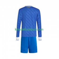 Camisola Real Madrid Criança Terceiro equipamento 2025-2026 Mangas Compridas