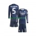 Camisola Real Madrid Jude Bellingham 5 Criança Equipamento alternativo 2025-2026 Mangas Compridas