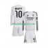 Camisola Real Madrid Kylian Mbappe 10 Criança Equipamento principal 2025-2026 Mangas Compridas
