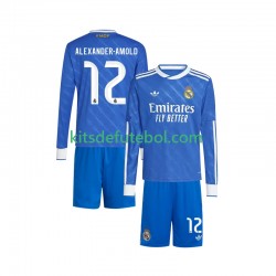 Camisola Real Madrid Trent Alexander-Arnold 12 Criança Terceiro equipamento 2025-2026 Mangas Compridas