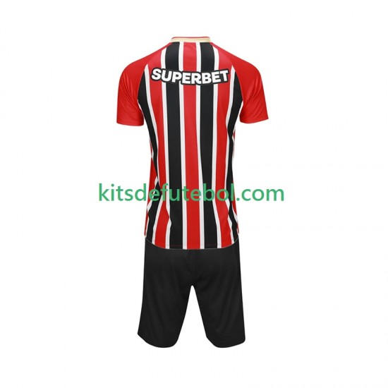 Camisola Sao Paulo Criança Equipamento alternativo 2025-2026 Mangas Curtas
