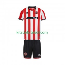 Camisola Sheffield United Criança Equipamento principal 2025-2026 Mangas Curtas